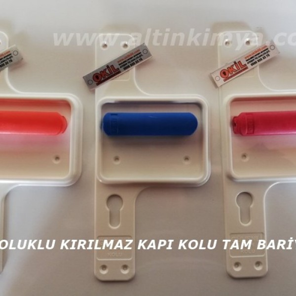 Düz Oluklu Bariyerli Kapı Kolları