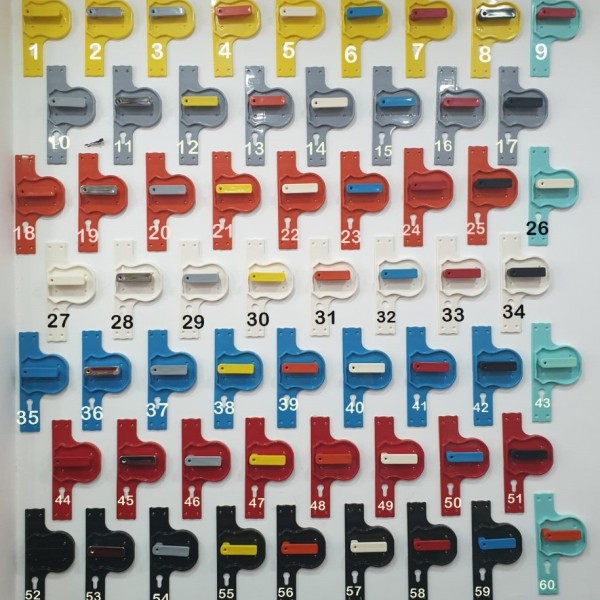 Düz Oluklu Bariyerli Kapı Kolları