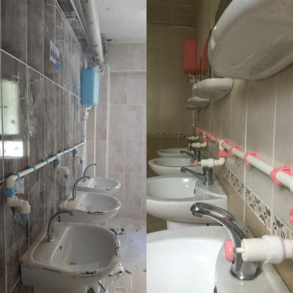 Okullar İçin Depolu Sabunluk Sistemi