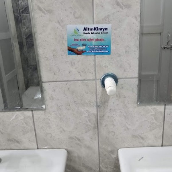 Okullar İçin Depolu Sabunluk Sistemi