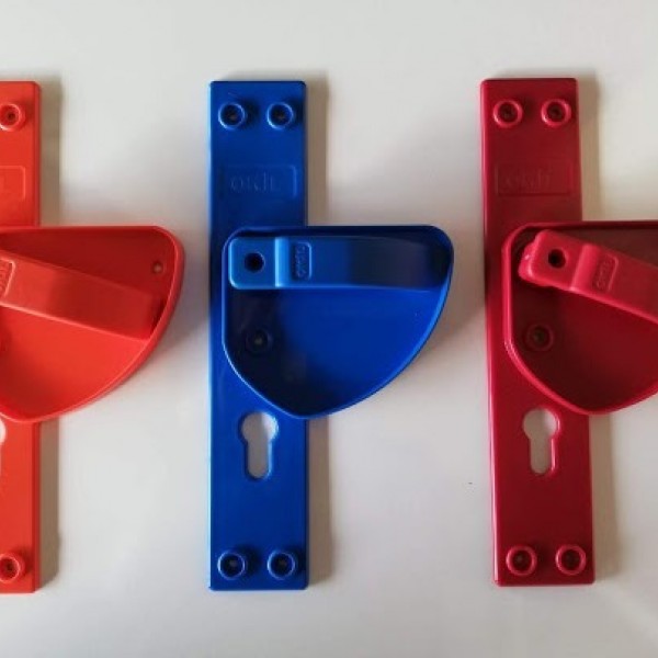 Düz Oluklu Bariyerli Kapı Kolları