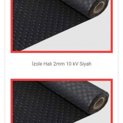 İzole Halı (Yalıtkan Paspas)