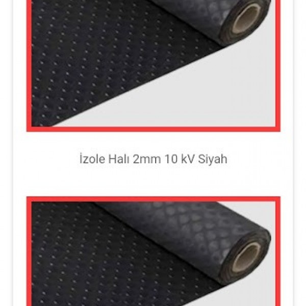 İzole Halı (Yalıtkan Paspas)