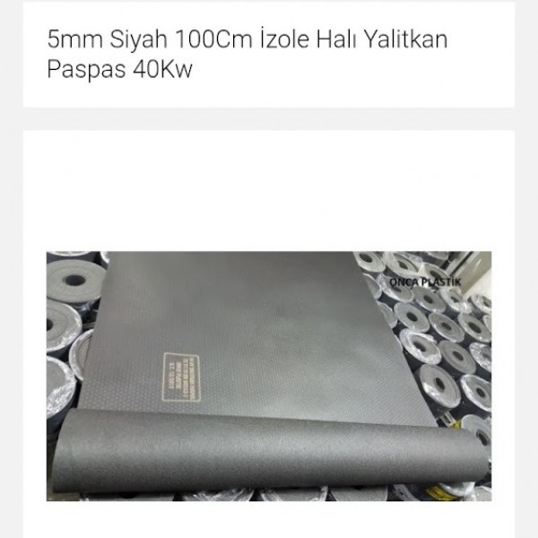 İzole Halı (Yalıtkan Paspas)